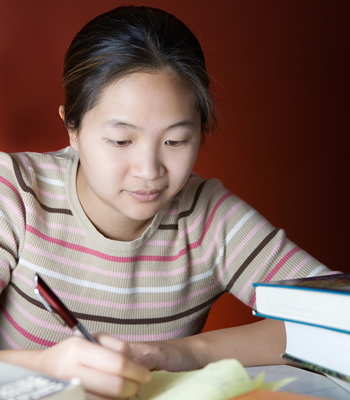 Girl Studying